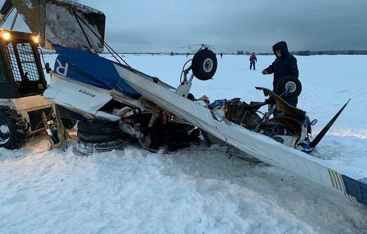 Упавший в России самолет столкнулся с другой воздушной машиной