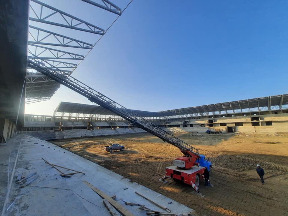 Завершается строительство стадиона в Сумгайыте