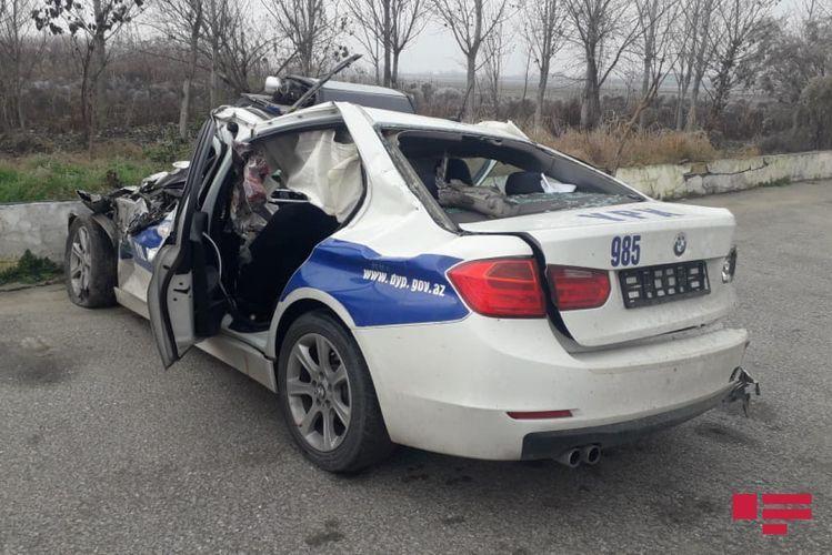 В Азербайджане произошло страшное ДТП, пострадали сотрудники полиции