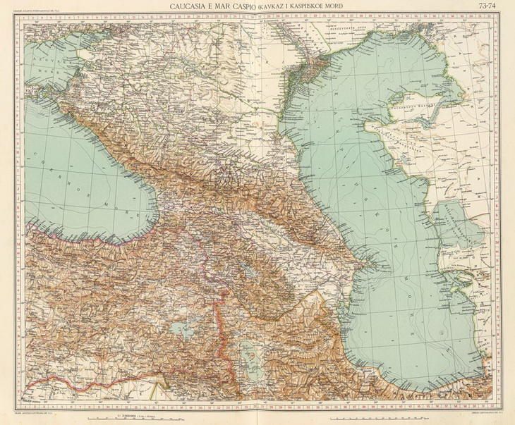 Каспийское море на древних картах и гравюрах