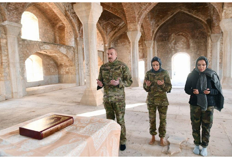 Prezident İlham Əliyev Füzuli rayonunda Füzuli-Şuşa yolunun və hava limanının təməlini qoyub, Şuşa şəhərində səfərdə olub