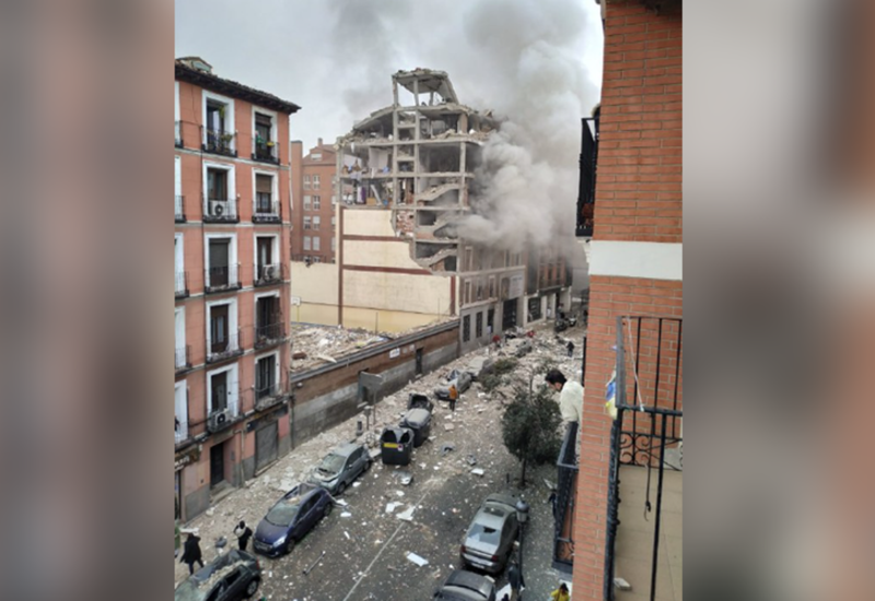 Не менее двух человек погибли при взрыве в Мадриде