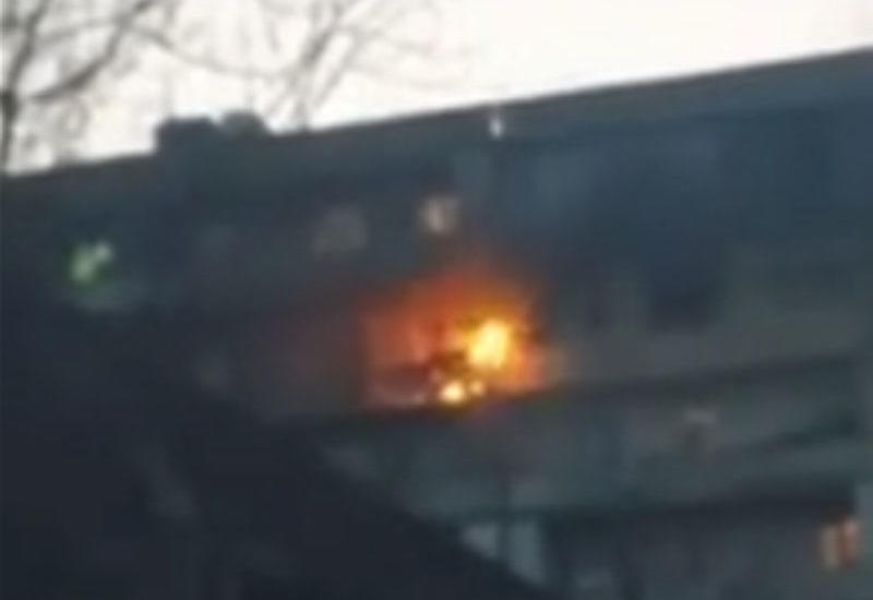 Bakıda yaşayış binasında YANĞIN başlayıb