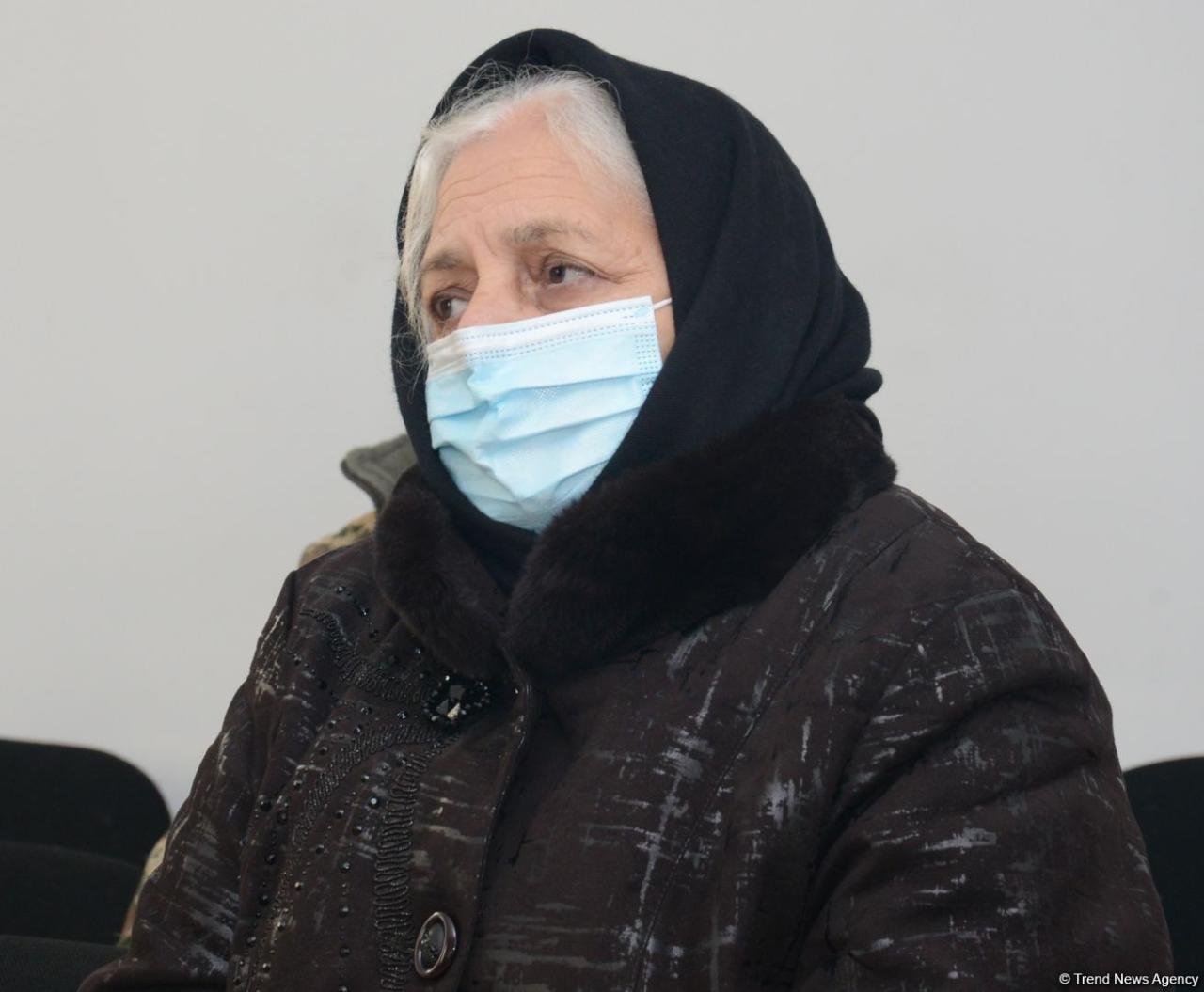 Депутат Севиль Микаилова встретилась с семьями шехидов в Худате