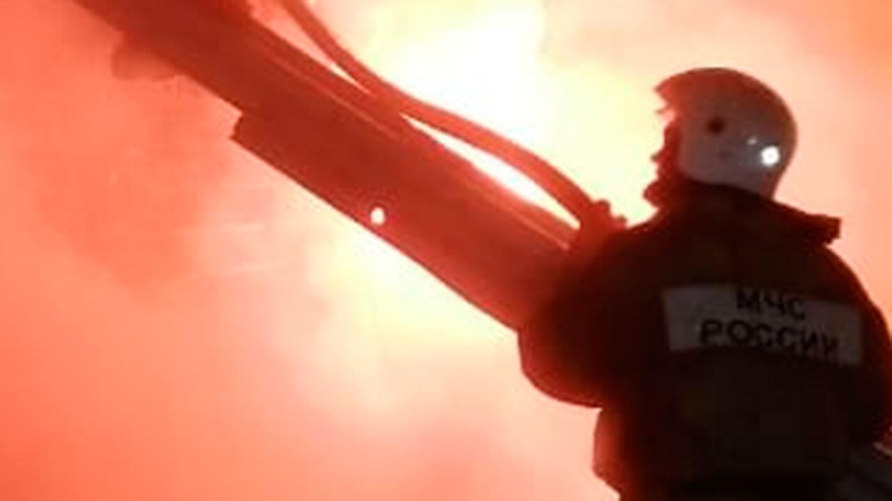 Крупный пожар в хостеле в центре Москвы