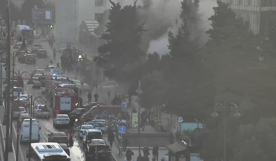 В Баку наблюдаются пробки