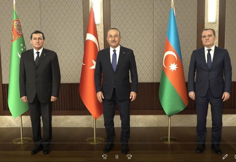 В Анкаре прошла трехсторонняя встреча глав МИД Азербайджана, Турции и Туркменистана