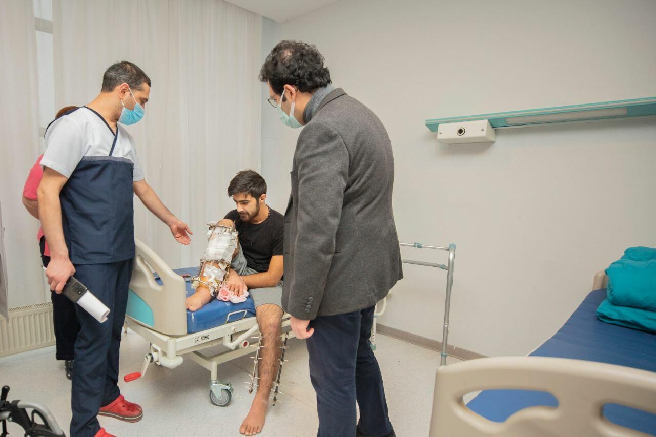 Раненых участников Отечественной войны Азербайджана обследуют турецкие врачи