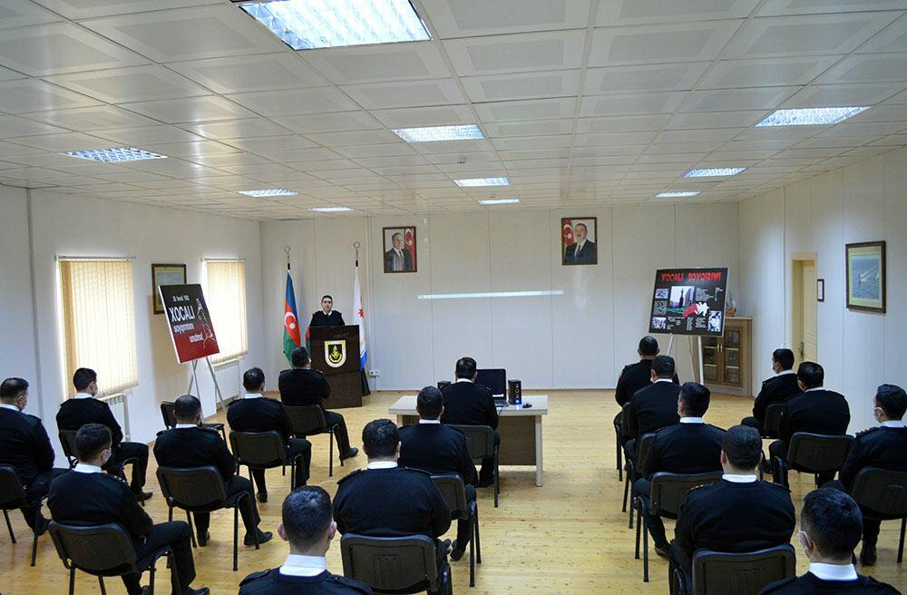 В армии Азербайджана проведены мероприятия в связи с 29-й годовщиной Ходжалинского геноцида