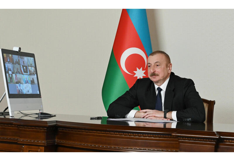 Президент Ильхам Алиев: Армения, если будет вести себя нормально, тоже сможет получить выгоду от реализации транспортных проектов в регионе