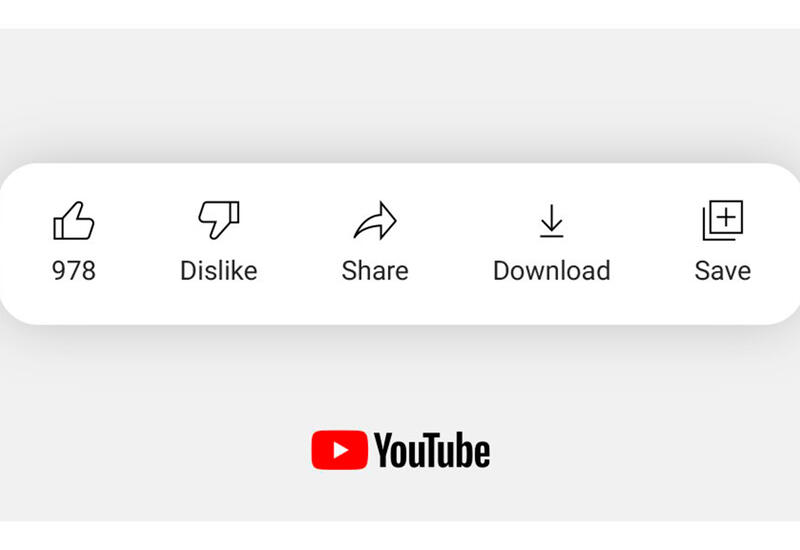 YouTube планирует скрыть счетчик дизлайков