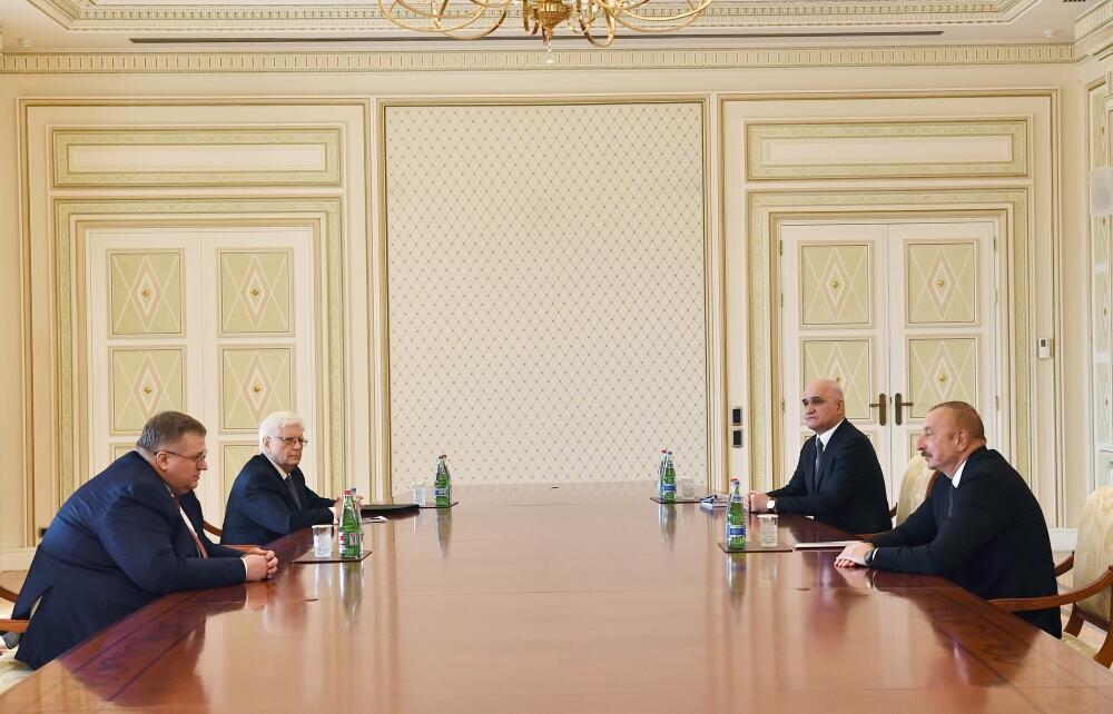 Президент Ильхам Алиев принял заместителя председателя Правительства России