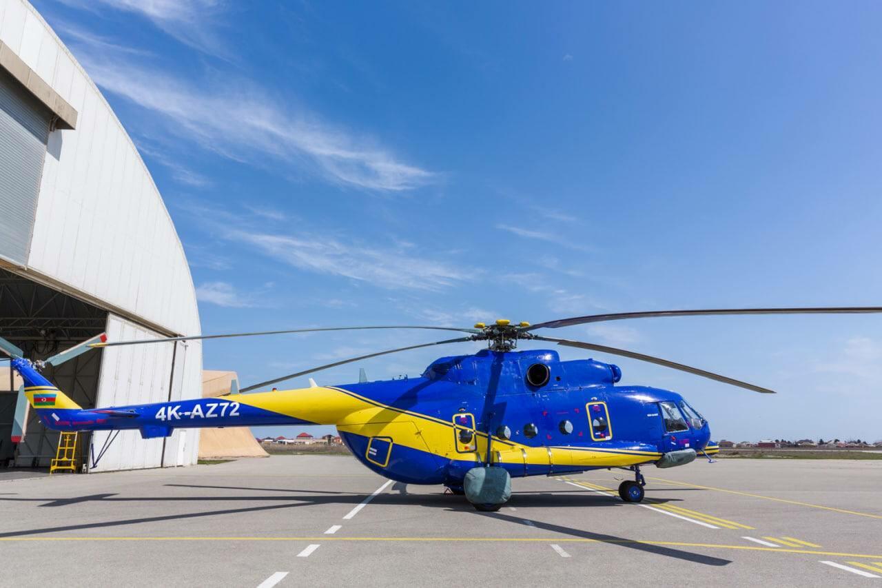 В Азербайджане завершен капитальный ремонт еще одного вертолета российского производства
