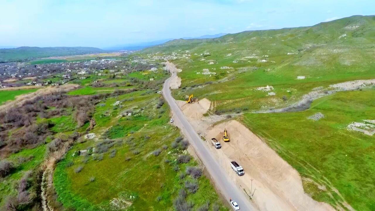 Начато строительство автодороги Худаферин-Губадлы-Лачин