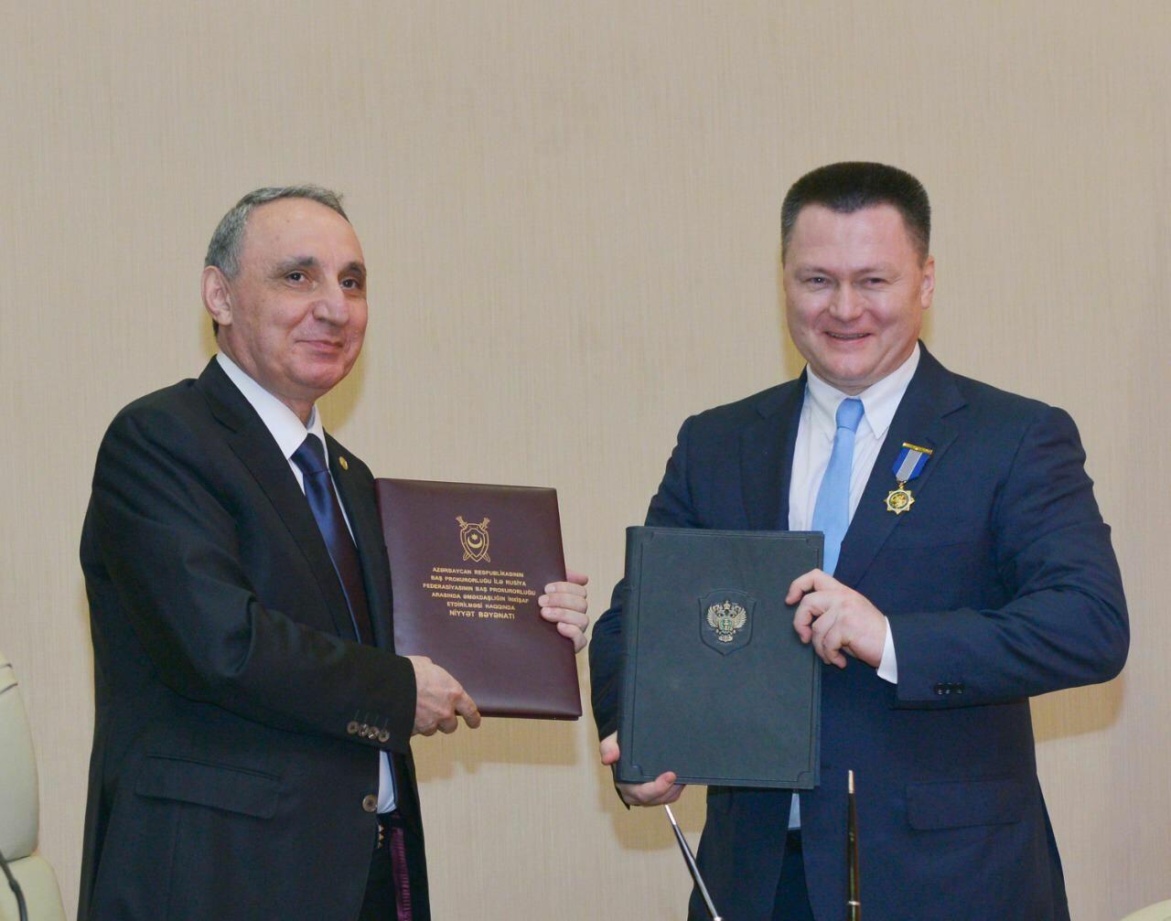 Кямран Алиев провел переговоры с российским коллегой