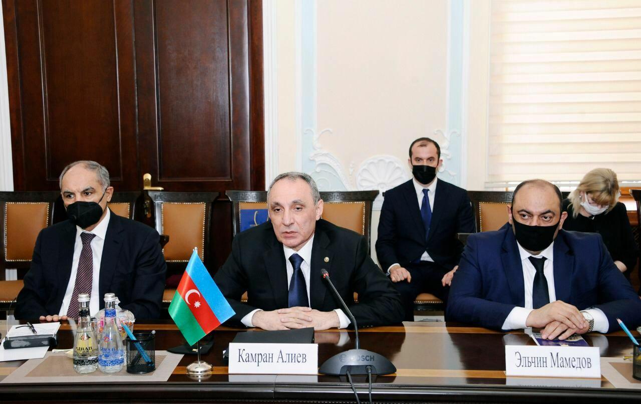 Кямран Алиев провел переговоры с российским коллегой