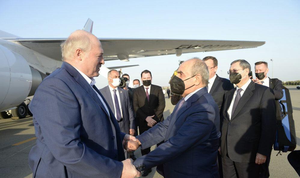 Belarus Prezidenti Aleksandr Lukaşenko Azərbaycana işgüzar səfərə gəlib
