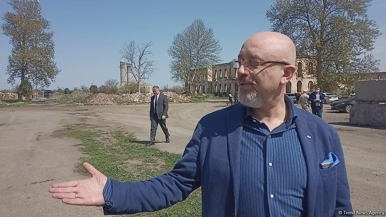 Вице-премьер Украины посетил Агдам
