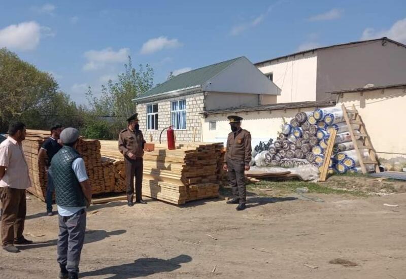 МЧС Азербайджана восстанавливает пожарные емкости в Тертере