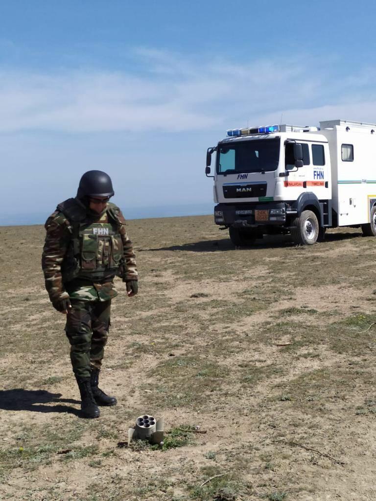 В поселке Гилязи Хызынского района был найден снаряд