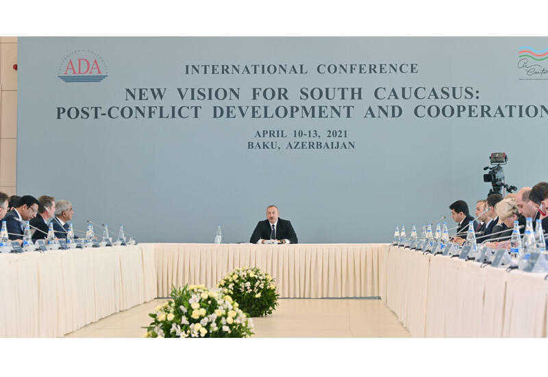 Выступление Президента Азербайджана на состоявшейся в Университете АДА международной конференции находится на повестке дня мировых медиа