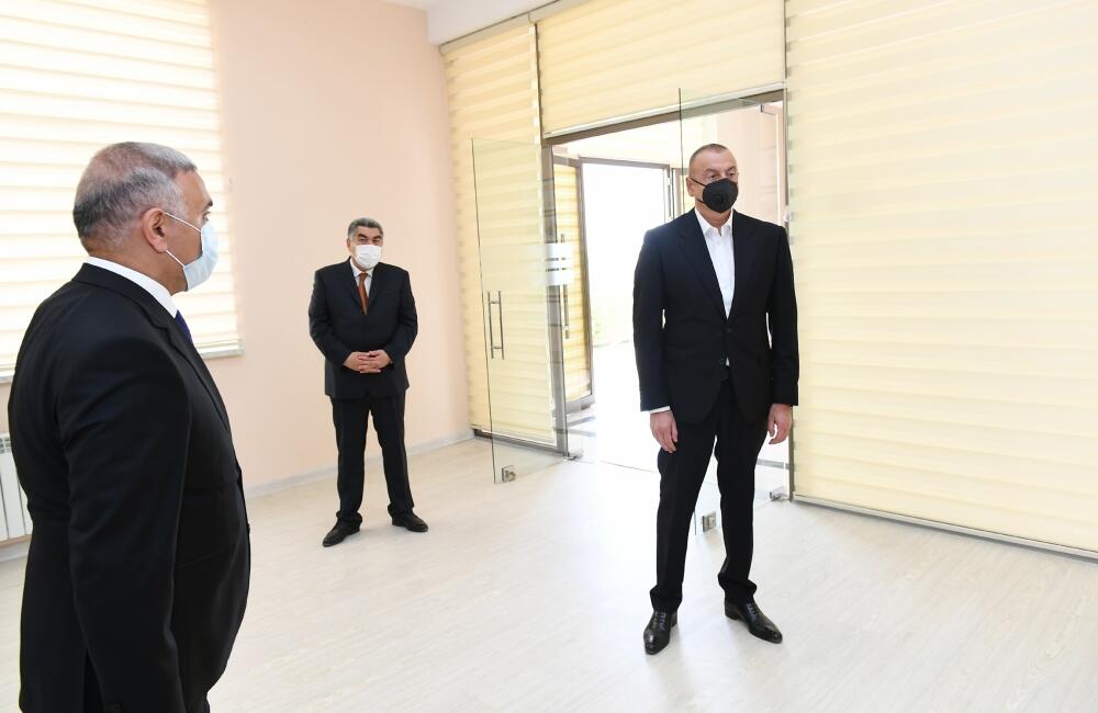 Президент Ильхам Алиев принял участие в открытии 110/35/10-киловольтной подстанции "Гарасу" в Гаджигабуле