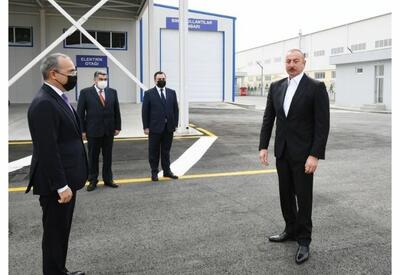 Президент Ильхам Алиев: В Карабахской зоне также будут функционировать промышленные парки