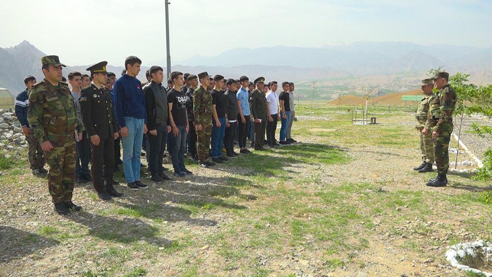 Ордубадские школьники приняли участие в занятиях армии Нахчывана
