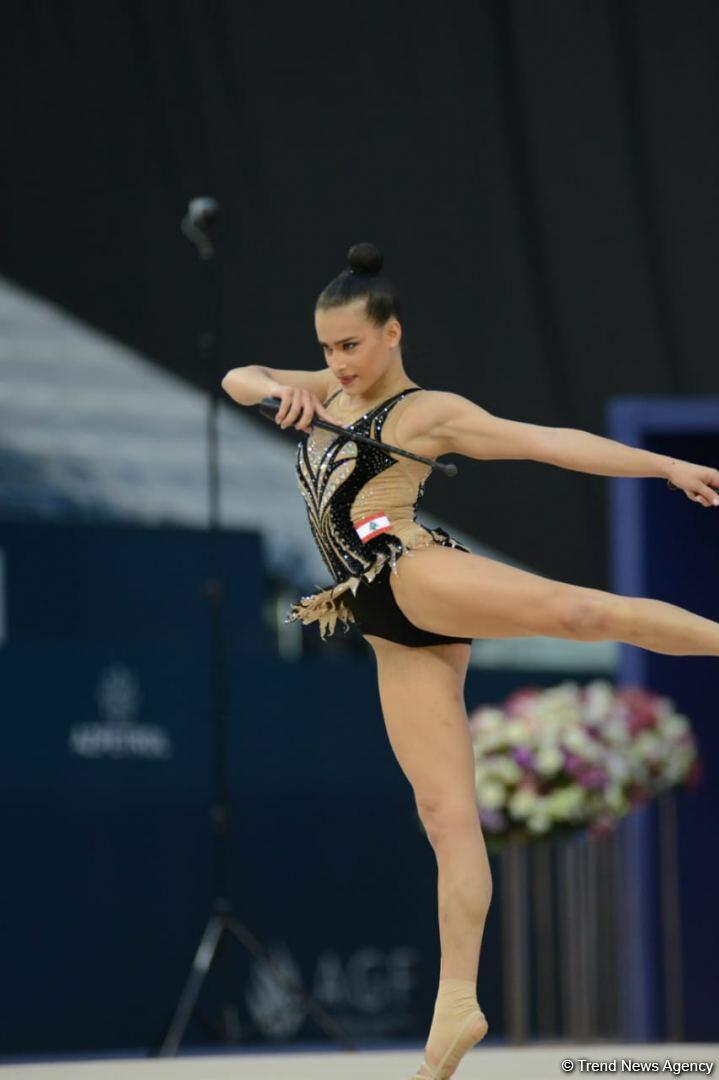 В Баку стартовал второй день соревнований Кубка мира по художественной гимнастике