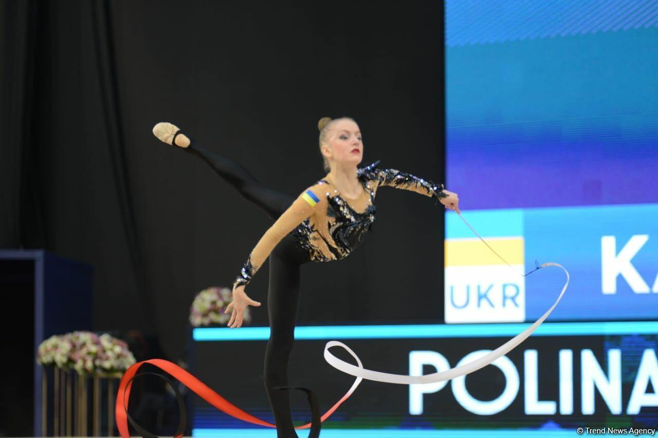 В Баку стартовал второй день соревнований Кубка мира по художественной гимнастике