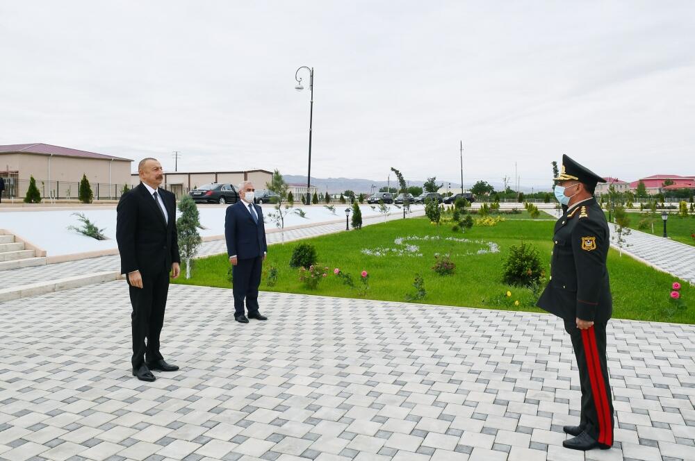 Prezident İlham Əliyev Naxçıvan Qarnizonu Mərkəzi Hospitalının açılışında iştirak edib