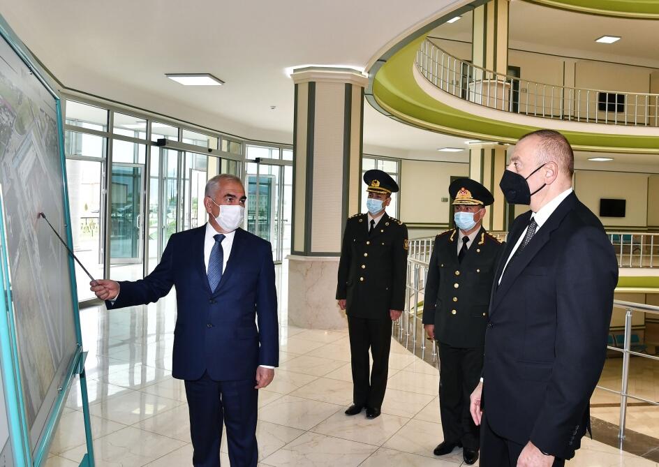 Prezident İlham Əliyev Naxçıvan Qarnizonu Mərkəzi Hospitalının açılışında iştirak edib