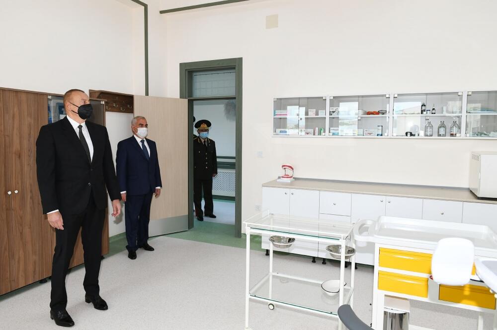 Prezident İlham Əliyev Naxçıvan Qarnizonu Mərkəzi Hospitalının açılışında iştirak edib