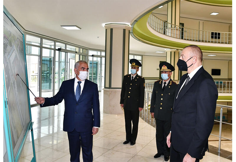 Prezident İlham Əliyev Naxçıvan Qarnizonu Mərkəzi Hospitalının açılışında iştirak edib