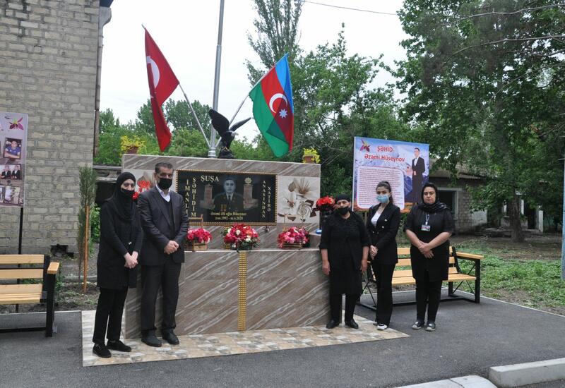 Mingəçevir Dövlət Universitetinin əməkdaşları Ramazan bayramı münasibətilə şəhid məzunların ailələrini ziyarət ediblər