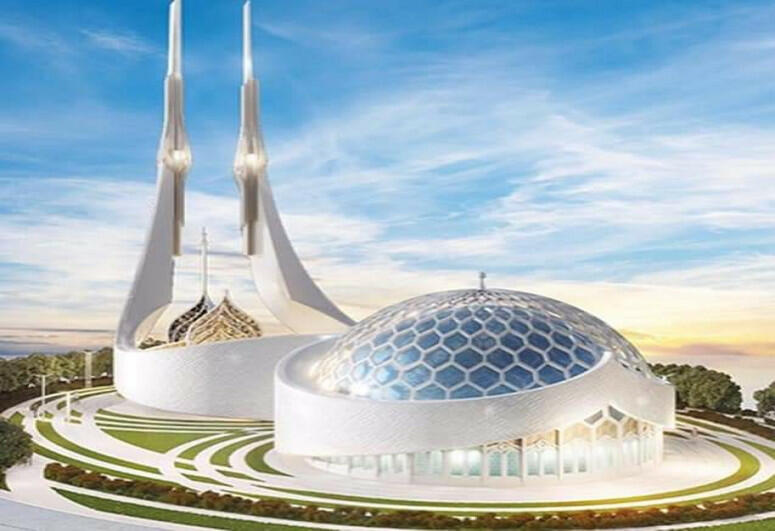 Появились фото проекта нового комплекса мечети в Шуше