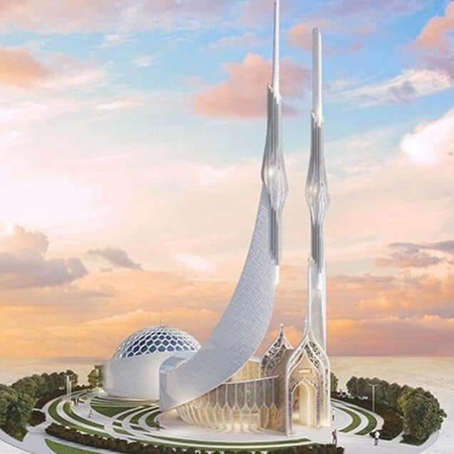 Появились фото проекта нового комплекса мечети в Шуше