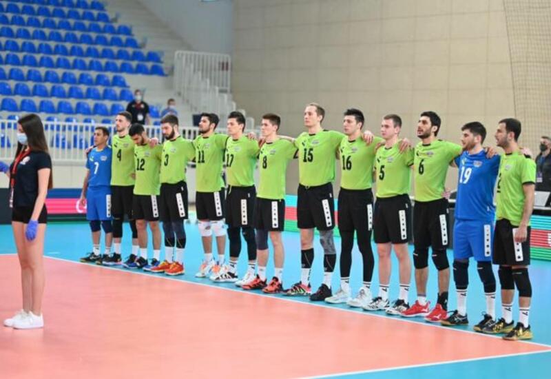 Сборная Азербайджана по волейболу обыграла Грузию