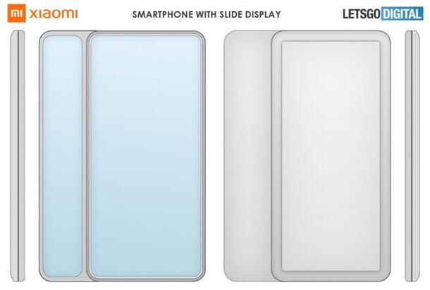 Xiaomi запатентовала смартфон-слайдер с дополнительным экраном