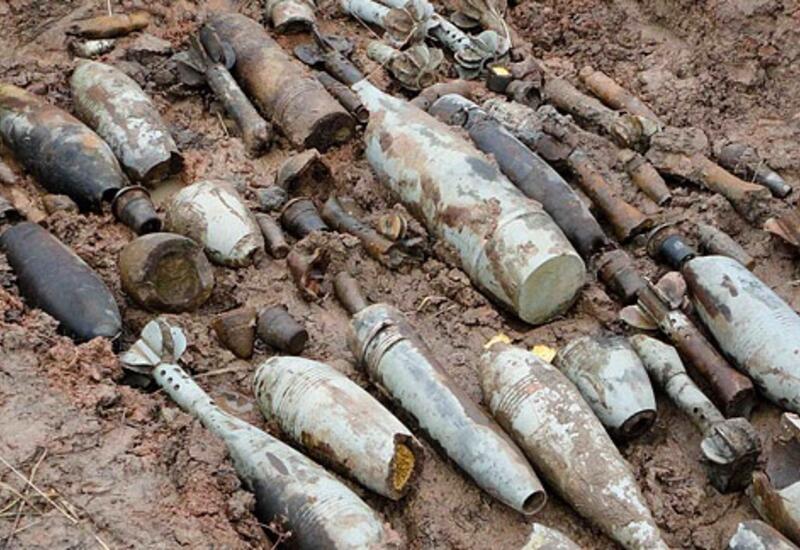 На освобожденных территориях обнаружены десятки неразорвавшихся боеприпасов