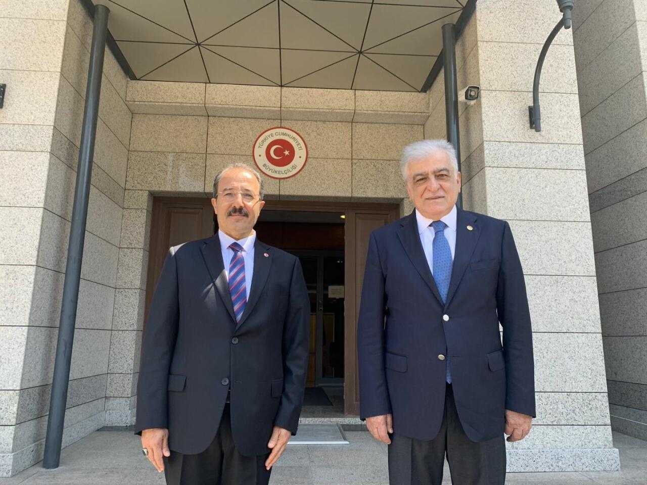 Турецкий посол встретился с главой Группы межпарламентской дружбы Турция-Азербайджан