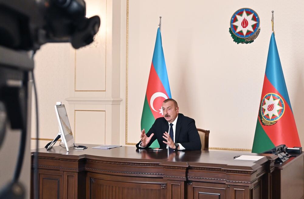С участием Президента Ильхама Алиева состоялись обсуждения Международного центра Низами Гянджеви в видеоформате на тему «Южный Кавказ: региональное развитие и перспективы сотрудничества»