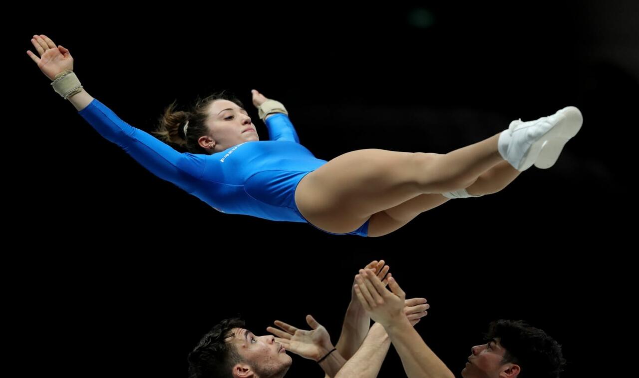 В Баку проходят подиумные тренировки в преддверии 16-го чемпионата мира по аэробной гимнастике