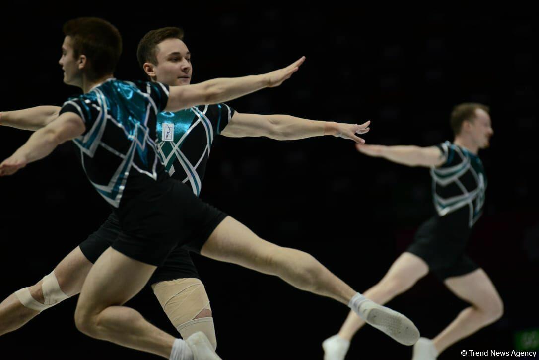 В Баку стартовал первый день 16-го чемпионата мира по аэробной гимнастике