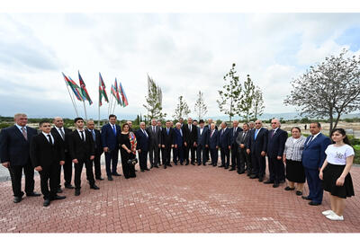 Президент Ильхам Алиев принял участие в церемонии, посвященной началу восстановления города Агдам, встретился с представителями общественности района - ОБНОВЛЕНО 2 - ФОТО - ВИДЕО
