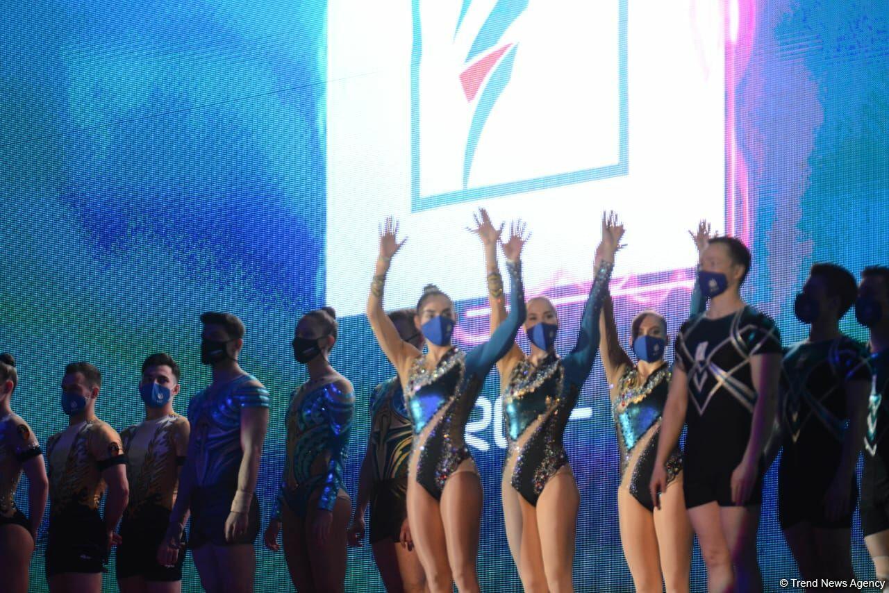 В Баку стартовали финальные соревнования 16-го чемпионата мира по аэробной гимнастике