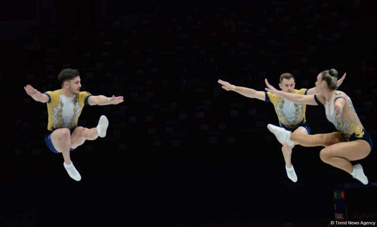В Баку стартовали финальные соревнования 16-го чемпионата мира по аэробной гимнастике