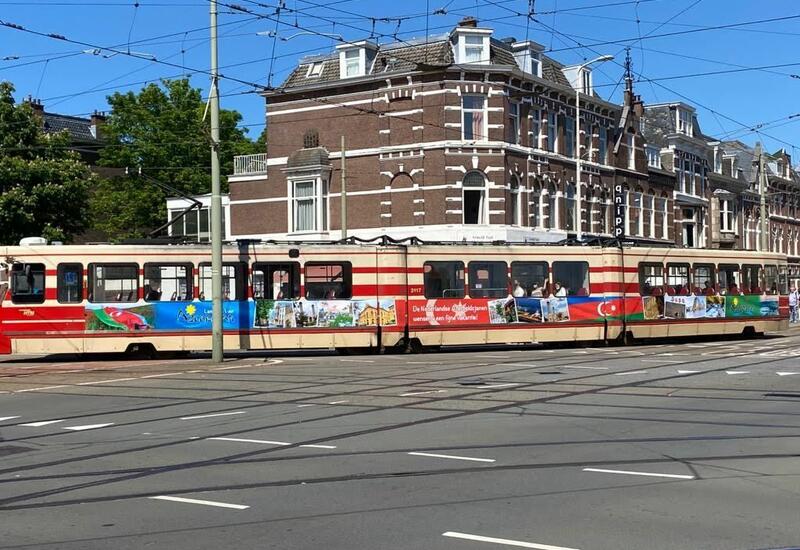 Haaqadakı 16 nömrəli tramvay Azərbaycana dair məlumat yayır