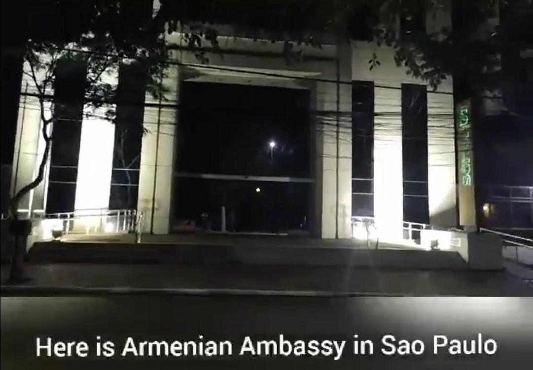 Braziliyada Ermənistana qarşı etiraz aksiyası keçirilib