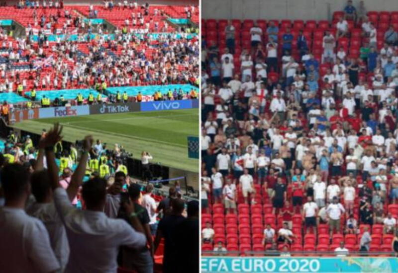 Во время матча Англия-Хорватия произошел инцидент